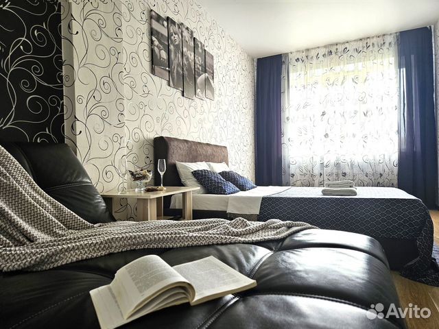 

1-к. квартира, 42 м², 2 кровати