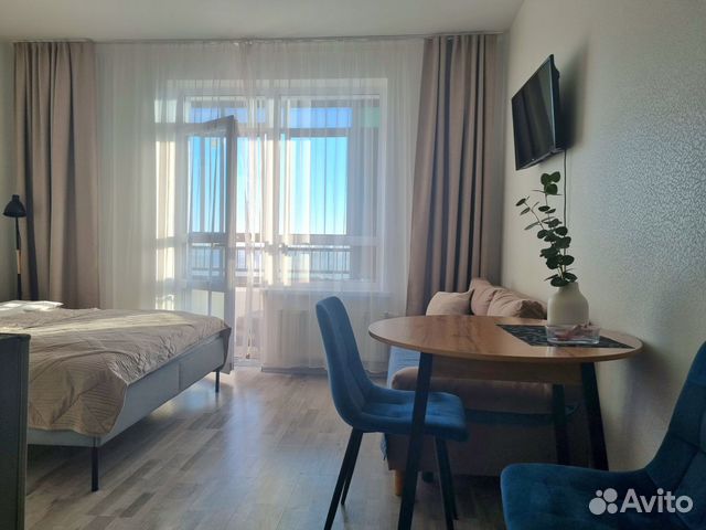 

Квартира-студия, 30 м², 2 кровати