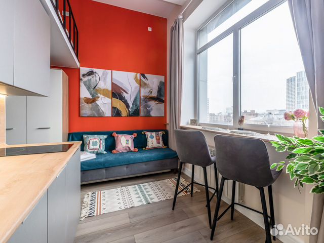 

Квартира-студия, 20 м², 2 кровати