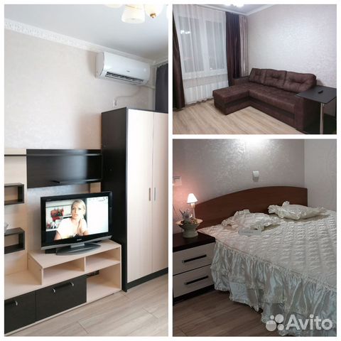 

1-к. квартира, 37 м², 2 кровати