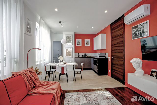 

1-к. квартира, 48 м², 2 кровати