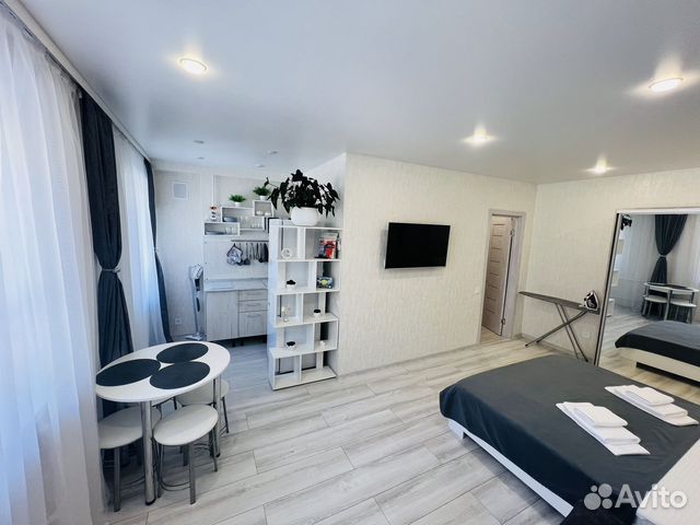 

Квартира-студия, 33 м², 2 кровати