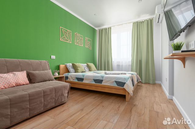 

1-к. квартира, 40 м², 3 кровати