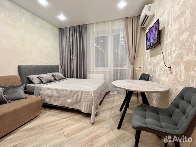 

Квартира-студия, 30 м², 2 кровати