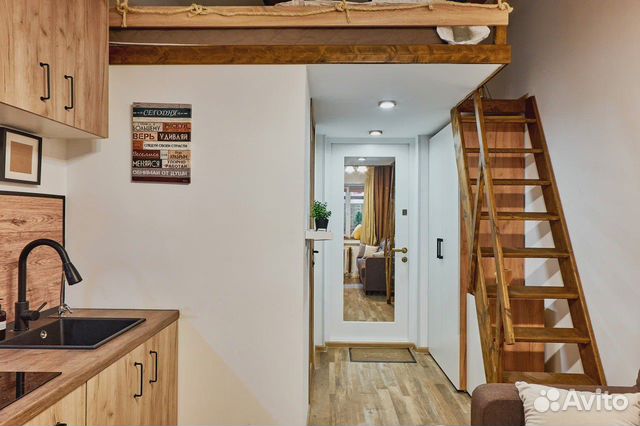

Квартира-студия, 18 м², 2 кровати