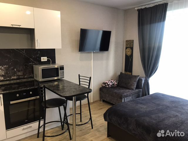 

Квартира-студия, 30 м², 2 кровати