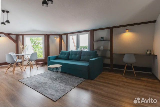 

Квартира-студия, 55 м², 2 кровати