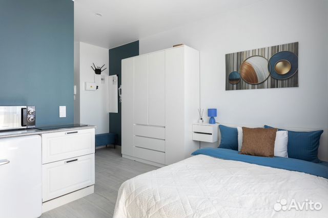 

Квартира-студия, 25 м², 1 кровать