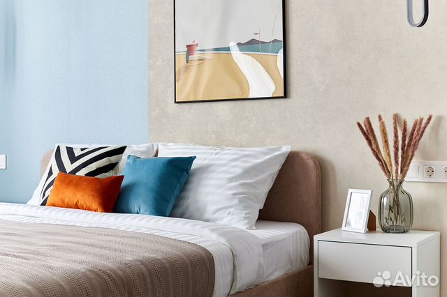 

1-к. квартира, 38 м², 2 кровати
