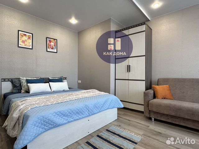 

1-к. квартира, 44 м², 2 кровати