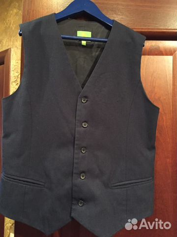 Жилетка синяя для школы и рубашки Жилетка синяя для школы и рубашки