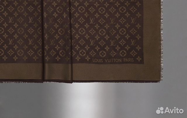 Шаль Louis Vuitton monogram с люрексом арт.133-6