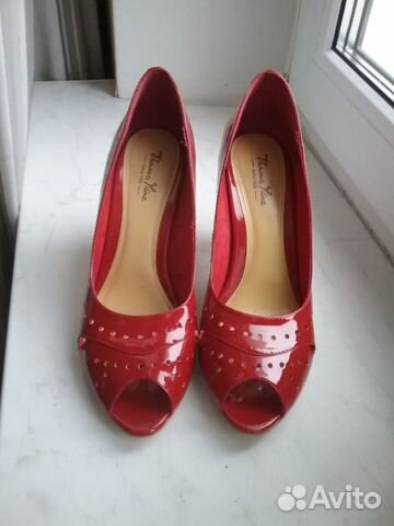 Туфли красные натуральная кожа р38 Туфли красные натуральная кожа р38