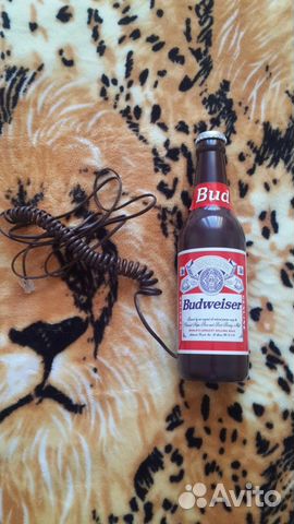 Телефон в форме бутылка Bud