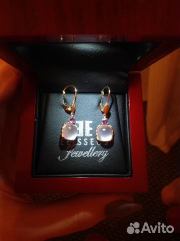 Новые Серьги из Кипра 750 проба Новые Серьги из Кипра 750 проба