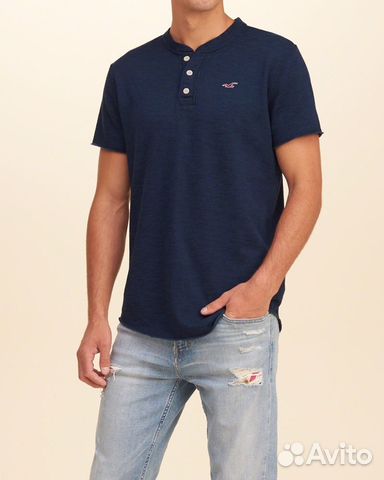 Футболка хенли Hollister оригинал Футболка хенли Hollister оригинал