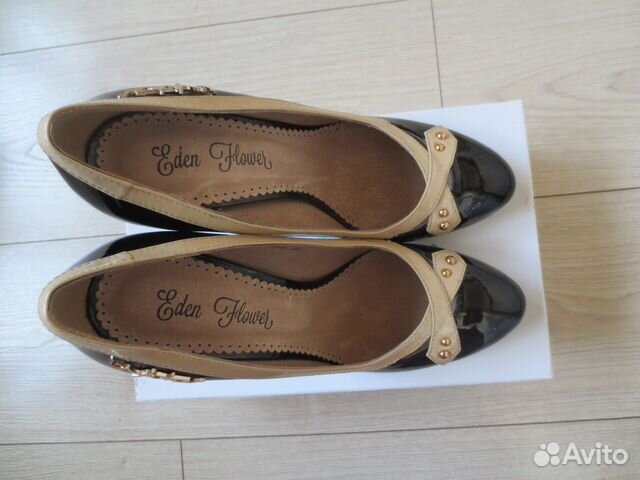 Туфли Eden Flower, нат.кожа, новые Туфли Eden Flower, нат.кожа, новые