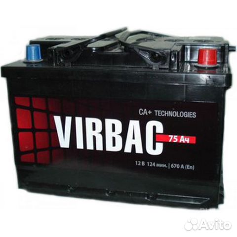 Аккумулятор Virbac 75 а/ч Classic евро