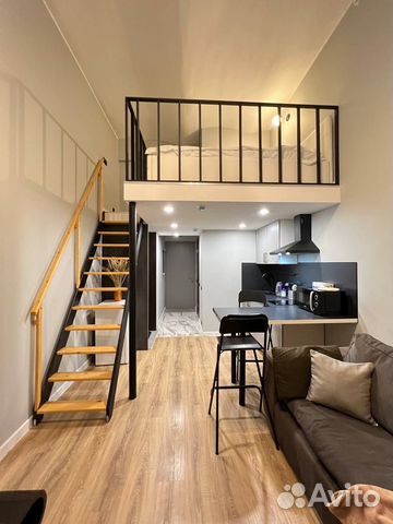 

Квартира-студия, 30 м², 2 кровати