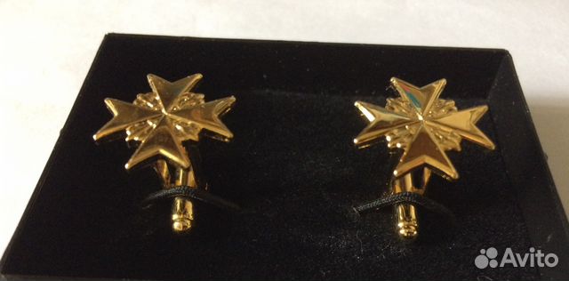 Запонки Ордена Мальтийского креста Запонки Ордена Мальтийского креста