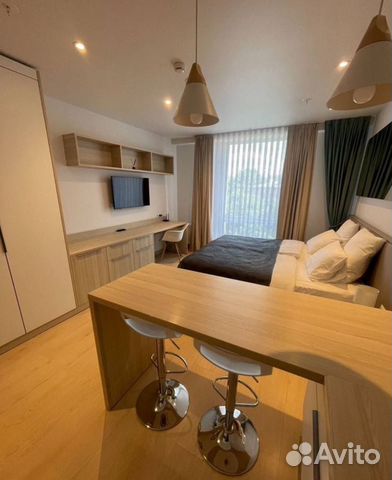 

Квартира-студия, 27 м², 1 кровать