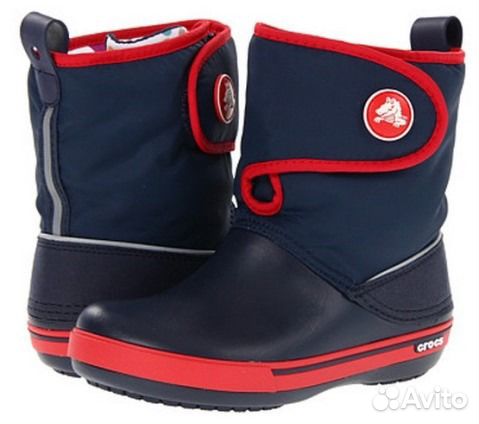 Сапоги дутики на липучке Crocs Crocband-II.5 Gust
