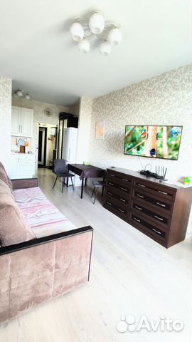 

Квартира-студия, 25 м², 2 кровати