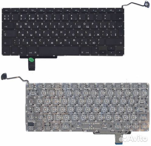Клавиатура для ноутбука Apple Macbook A1297 черная