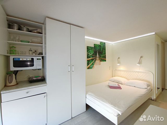 

Квартира-студия, 15 м², 1 кровать