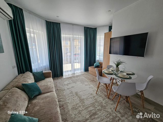 

Квартира-студия, 35 м², 2 кровати
