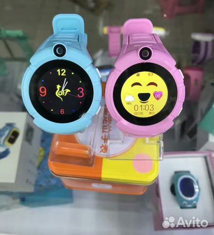 Детские часы с GPS трекером Baby Watch Qw360