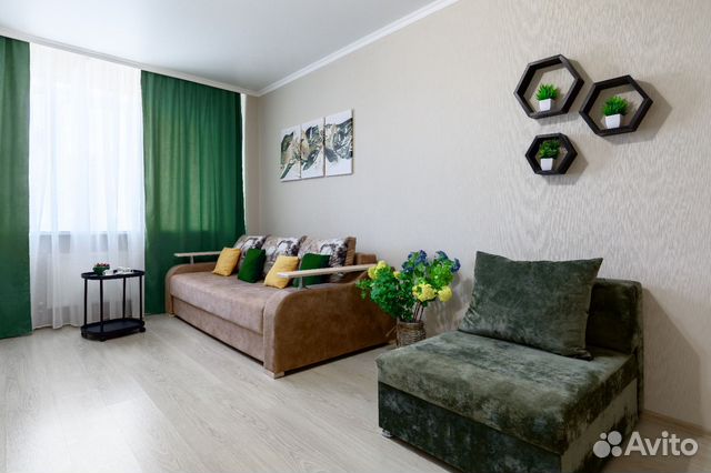 

1-к. квартира, 42 м², 3 кровати