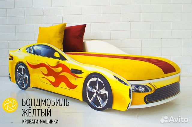 Новая детская машина кровать+матрас Новая детская машина кровать+матрас