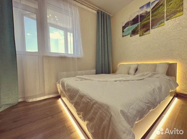 

Квартира-студия, 38 м², 2 кровати