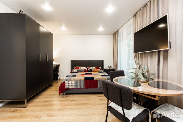

Квартира-студия, 30 м², 2 кровати