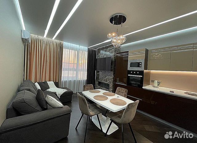 

1-к. квартира, 52 м², 2 кровати