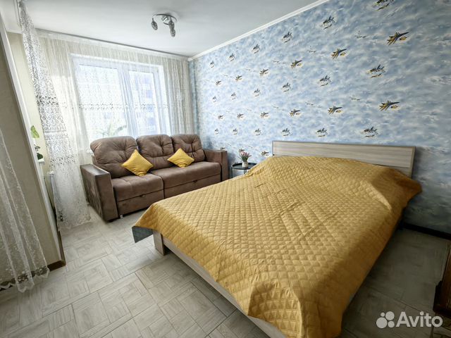 

Квартира-студия, 40 м², 4 кровати