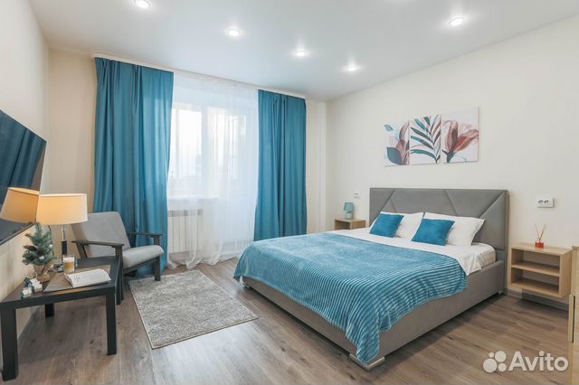 

1-к. квартира, 38 м², 2 кровати