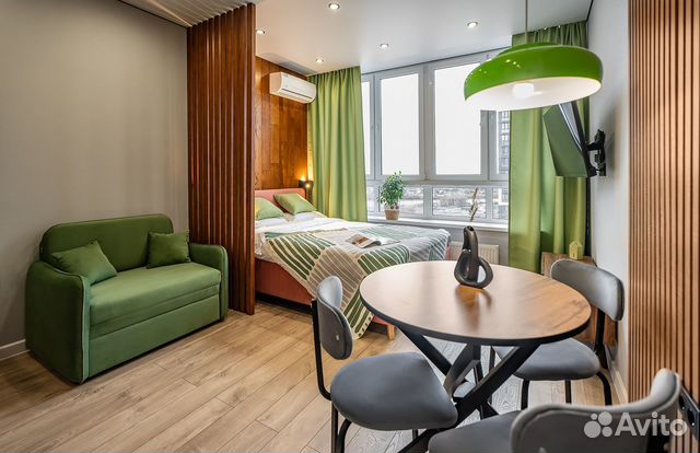 

Квартира-студия, 24 м², 2 кровати
