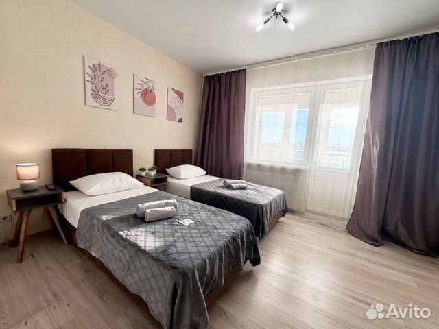 

Квартира-студия, 40 м², 4 кровати