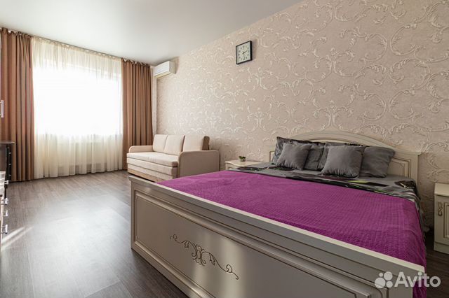 

1-к. квартира, 45 м², 2 кровати