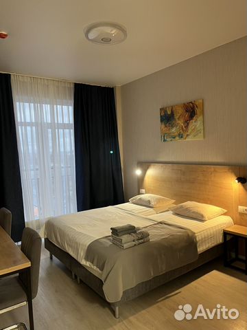 

Квартира-студия, 27 м², 2 кровати