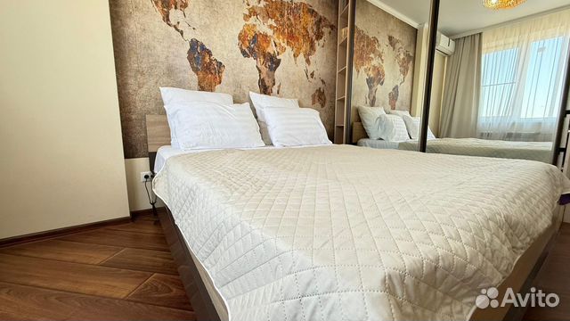 

1-к. квартира, 52 м², 2 кровати