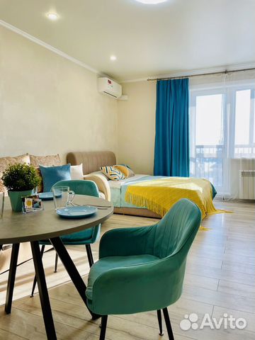 

Квартира-студия, 35 м², 2 кровати
