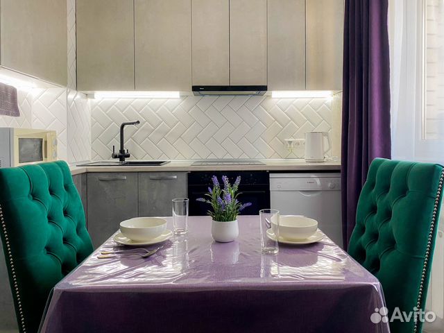 

1-к. квартира, 46 м², 2 кровати