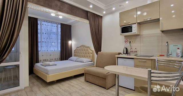 

Квартира-студия, 22 м², 2 кровати