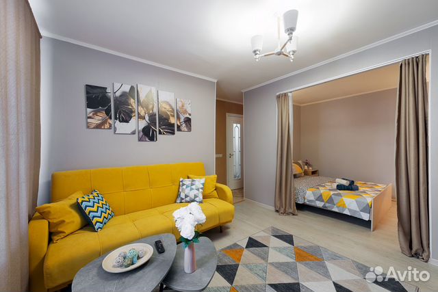 

1-к. квартира, 40 м², 2 кровати