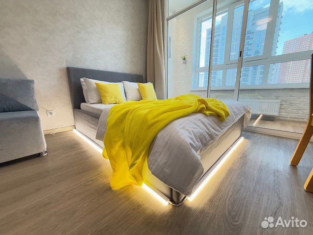 

Квартира-студия, 35 м², 2 кровати
