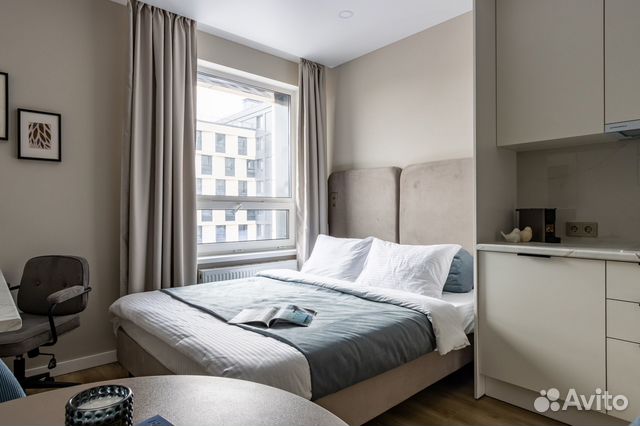 

Квартира-студия, 27 м², 1 кровать