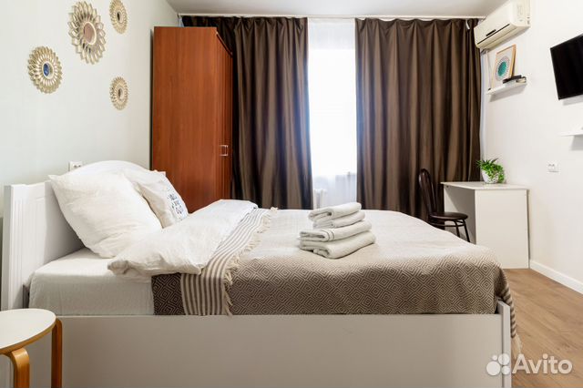 

1-к. квартира, 38 м², 2 кровати